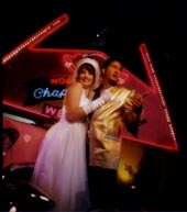 Elvis & his pink Cadillac in Las Vegas
