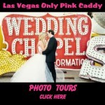 Las Vegas only Pink caddy photo tour button