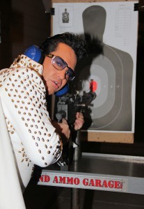 Jesse at gun range